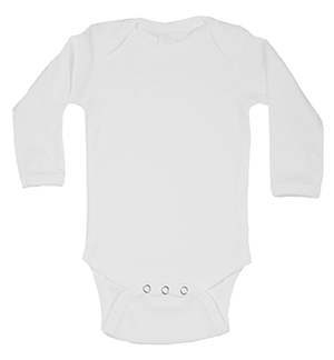 Pic-a-Tee Baby Long Sleeve White