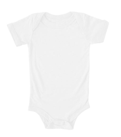 Pic-a-Tee Made in SA White Short Sleeve Baby Bodyvest