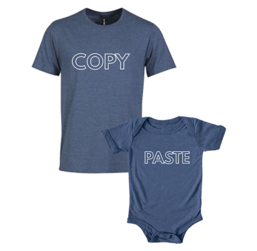 Pic-a-Tee T-shirt with Copy and Past Print