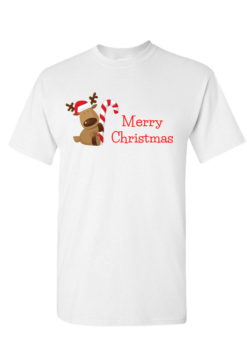 Pic-a-Tee Christmas T-Shirt with Reindeer