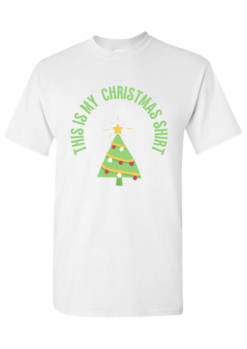 Pic-a-Tee Christmas T-Shirt with Tree and My Chirstmas Tee Design