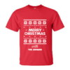 Pic-a-Tee Family Red Shirt with Personalised surname