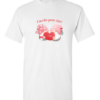 Pic-a-Tee White shirt with a love like gnome other heart print