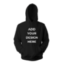 Pic-a-Tee SwifTee Personalised Black Hoodie with Next Day Delivery