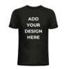 Pic-a-Tee SwifTee Black Personalised T-shirt Add own Design with Next Day Delivery