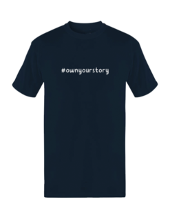 Pic-a-Tee #ownyourstory navy t-shirt