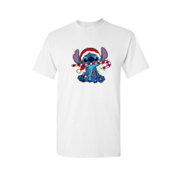 Pic-a-tee Christmas T-shirt with Stitch Print