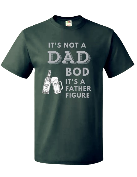 Pic-a-Tee DadBodBeer Pic-a-Tee T-shirt with Dad Bod Print