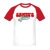 Pic-a-Tee Baseball T-shirt with Santa Crew Print