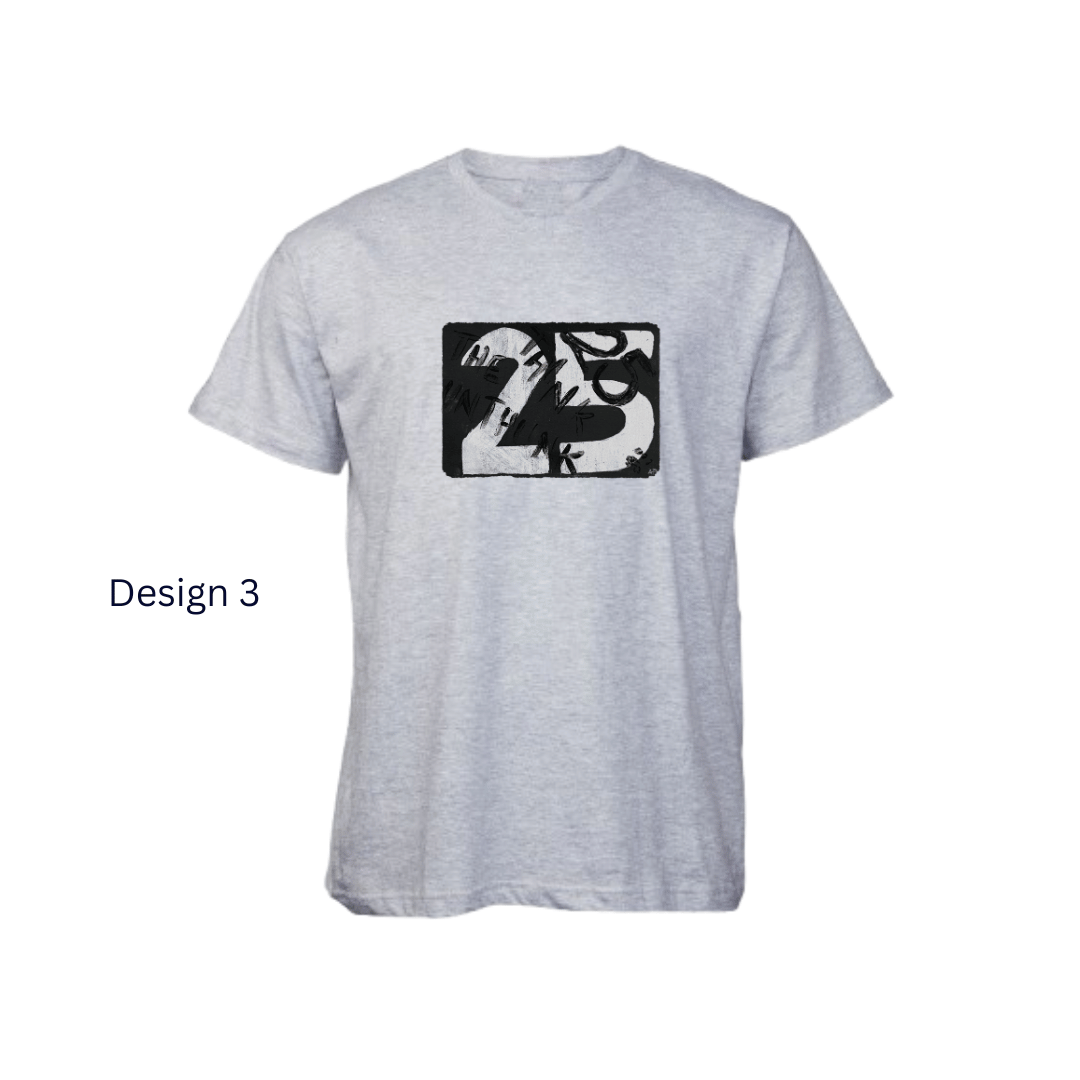 V-neck Grey Design 3