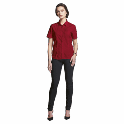 Pic-a-Tee Ladies Collar Corporate Shirt Short Sleeve