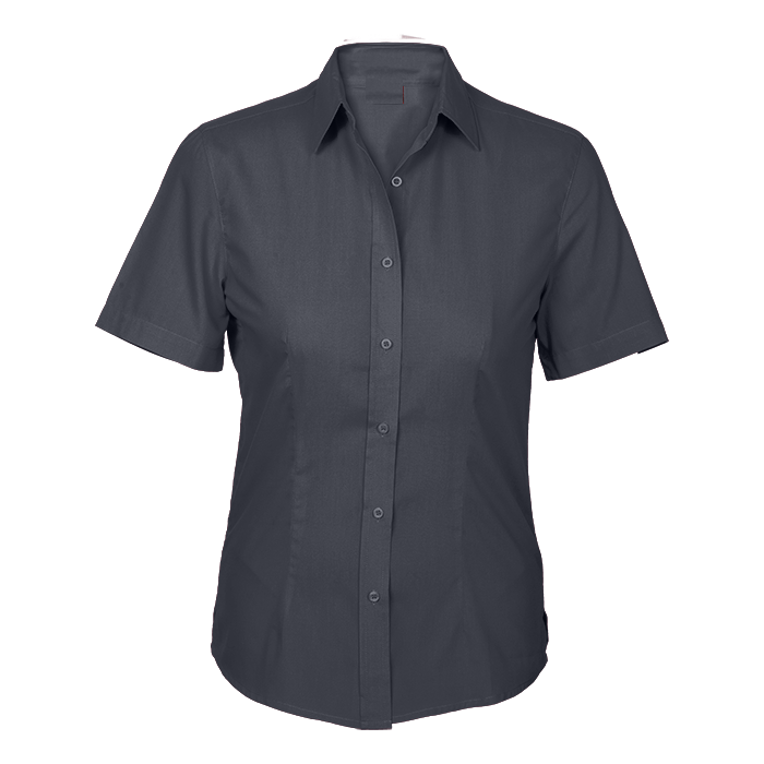 Polycotton Short Sleeve Ladies Grey