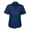 Pic-a-Tee Ladies Collar Lounge Shirt navy