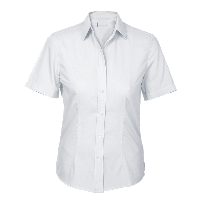 Polycotton Short Sleeve Ladies White