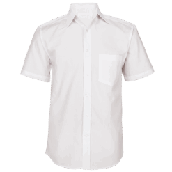 Pic-a-Tee Collar Mens Short Sleeve T-shirt White