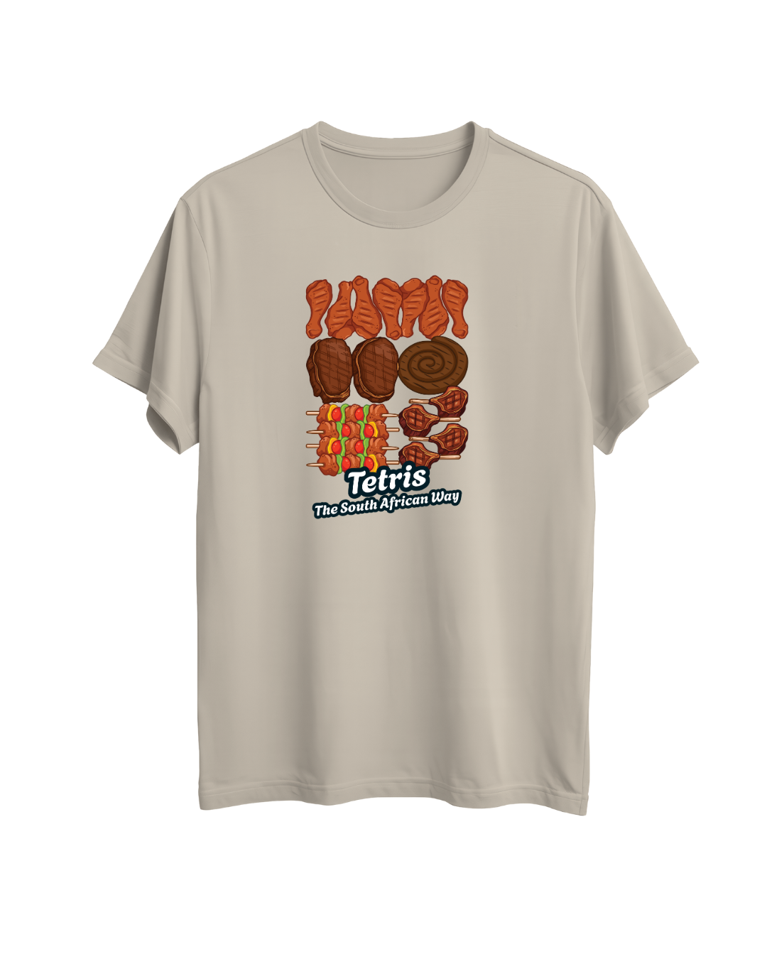 2 Pic-a-Tee Braai Tetris T-shirt