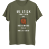 Pic-a-Tee We Stick Together T-shirt (like Boerewors to the Braai Grid)