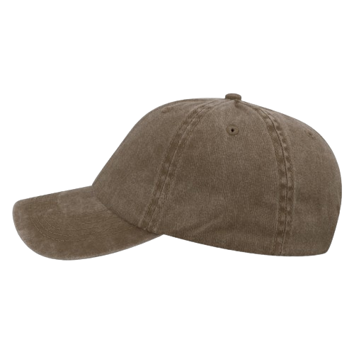 Pic-a-Tee_Washed_Dad_Cap_Chocolate left