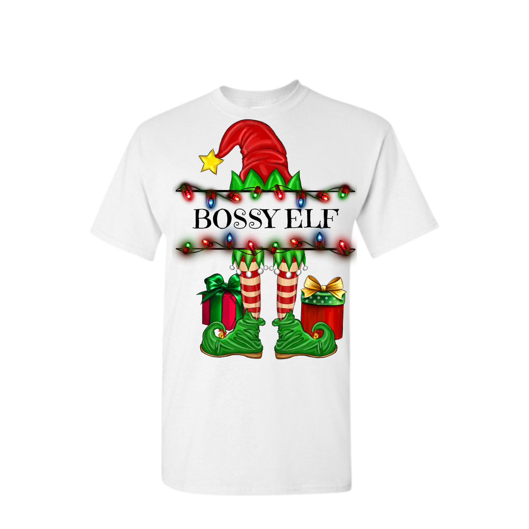 Bossy Elf T-shirt (1yr - 4XL)