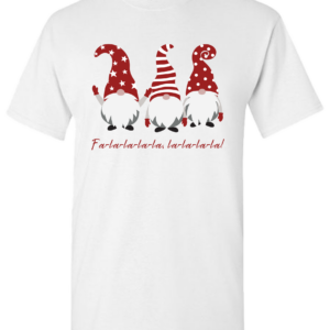 Christmas T-Shirt with Gnome Print (1yr - 4XL)