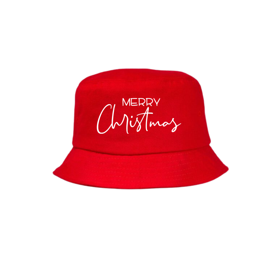 Merry Christmas Bucket Hat