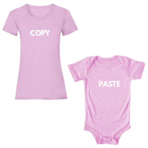 Mom & Baby Copy & Paste Print (Select Colours/Styles)