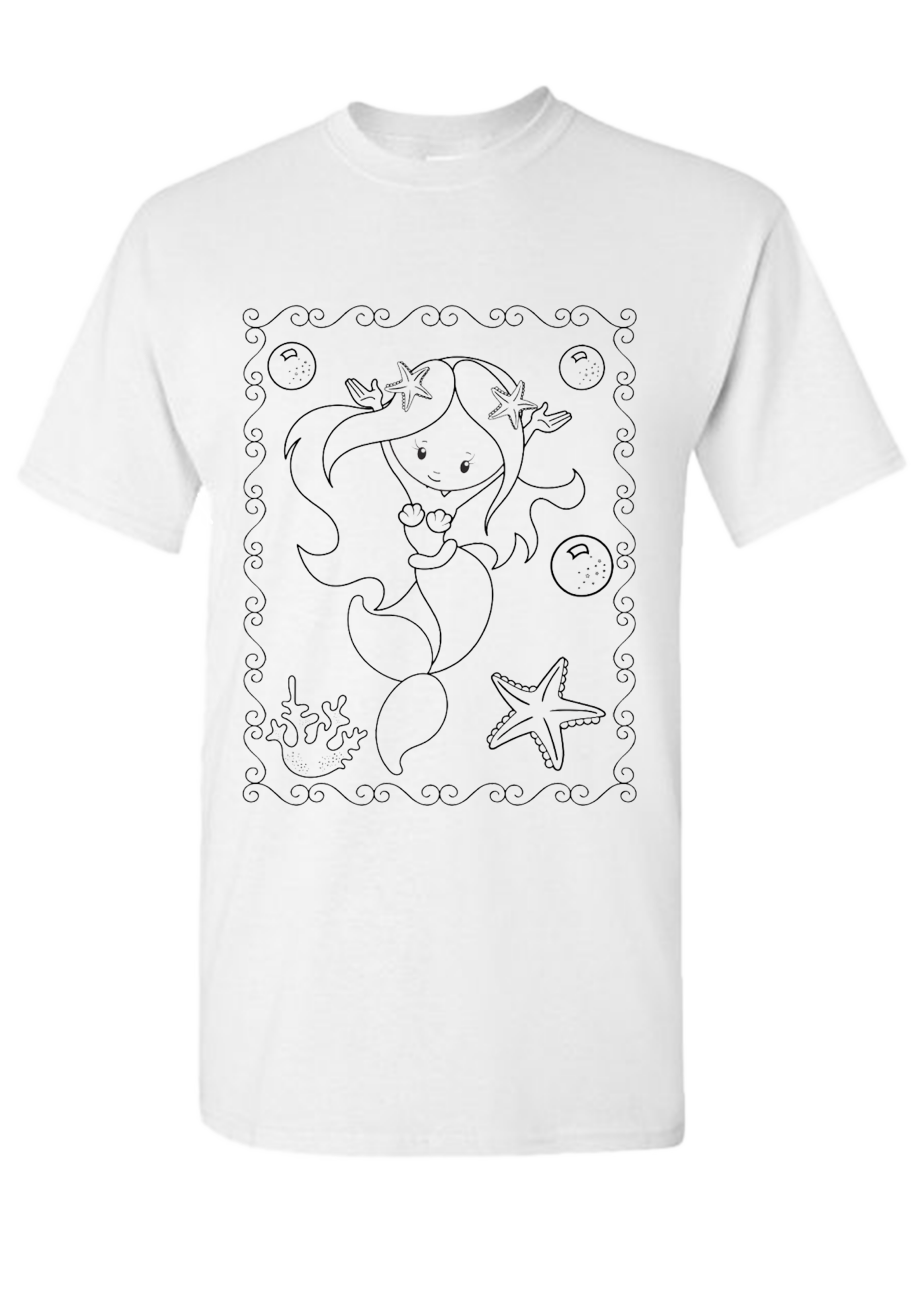 Adult Colour-in-Paint your Own Tees (Select Image & Size) - Image 7