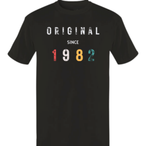 SwifTee T-Shirt with Original Since Print (Add Year/Choose colour)
