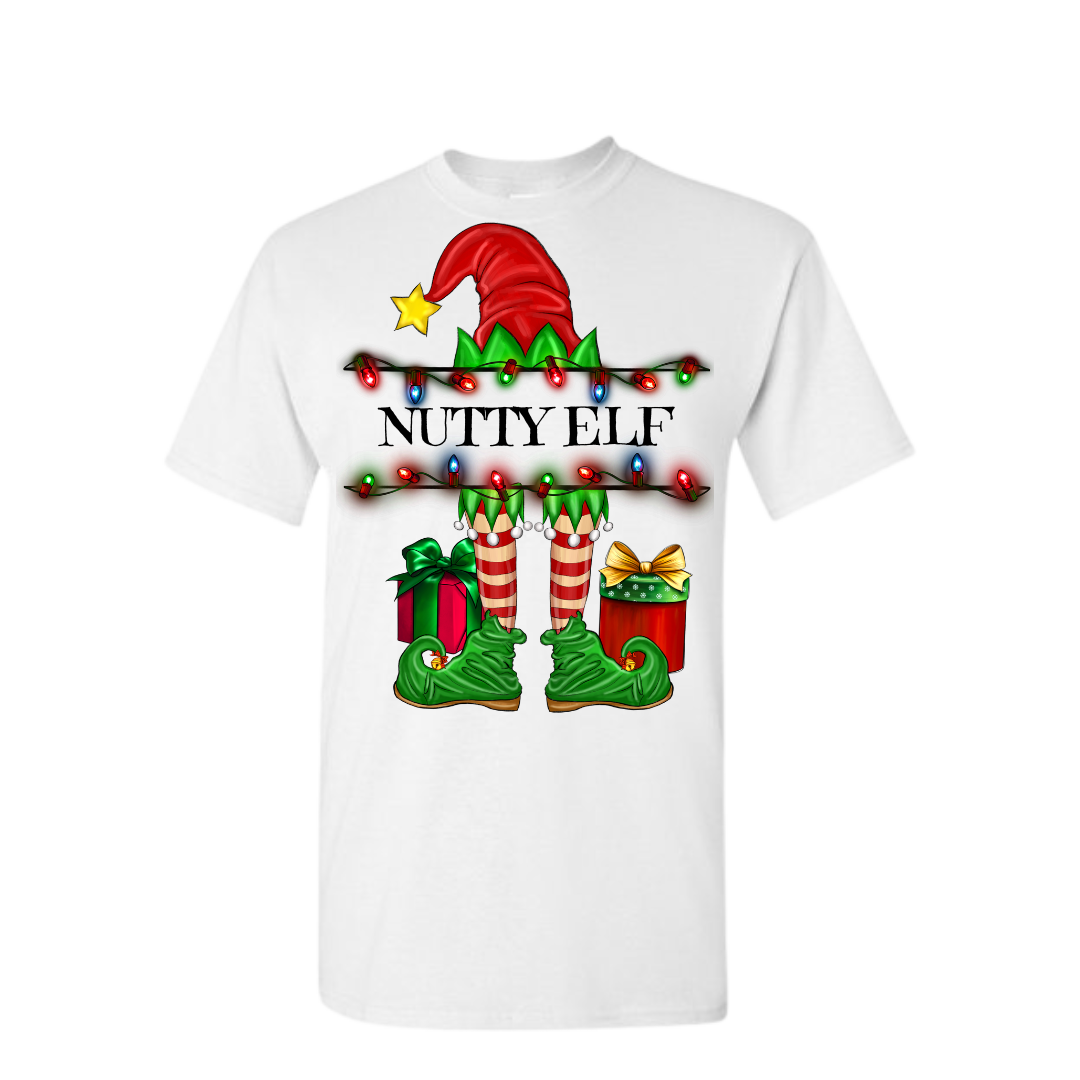 Nutty Elf T-shirt (1yr - 4XL)