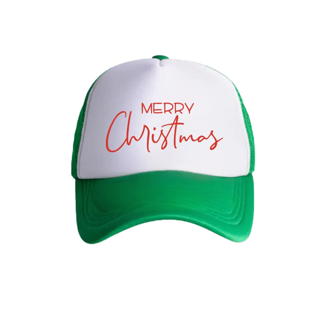 Merry Christmas Trucker Cap