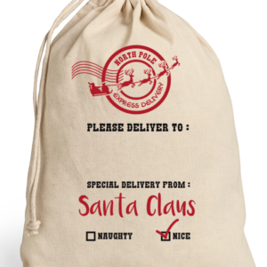 Christmas Personalised Santa Sack - North Pole