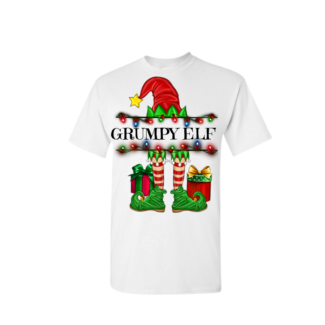 Grumpy Elf T-shirt (1yr - 4XL)