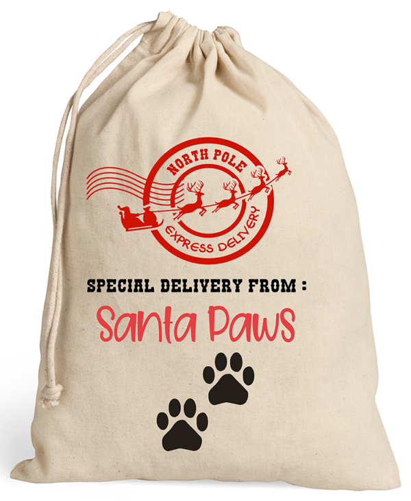 Christmas Personalised Rudolph Santa Sack (Add Name) - Image 2