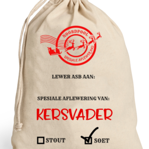 Kersfees Geskenk Sakkie (Just Add Name)