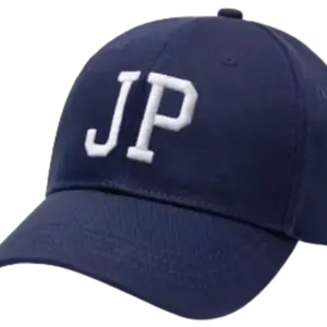 Baseball Cap with 3D Embroidered Initials