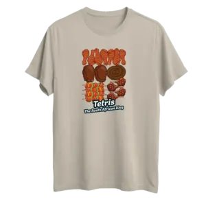 Premium Made in SA Braai Tetris T-shirt (Select Colours)