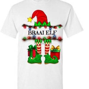 Personalised Elf T-shirt (Add name) (1yr - 4XL)