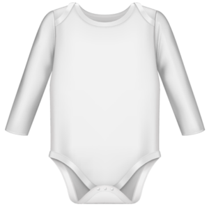Long Sleeve Made in SA White Baby Bodyvest