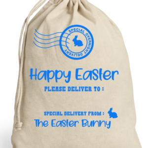 Large Easter Hunt Bunny Sack (Just add Name & Choose Colour)