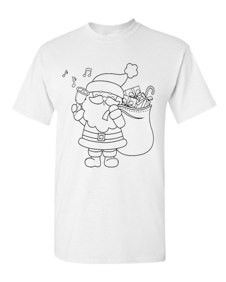 Adult Colour-in-Paint your Own Tees (Select Image & Size) - Image 16