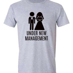 Under New Management Wedding Print
