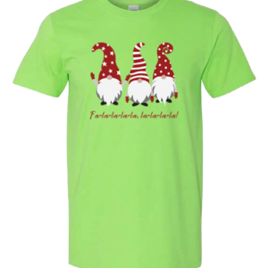 Christmas T-Shirt with Gnome Print (1yr - 4XL)