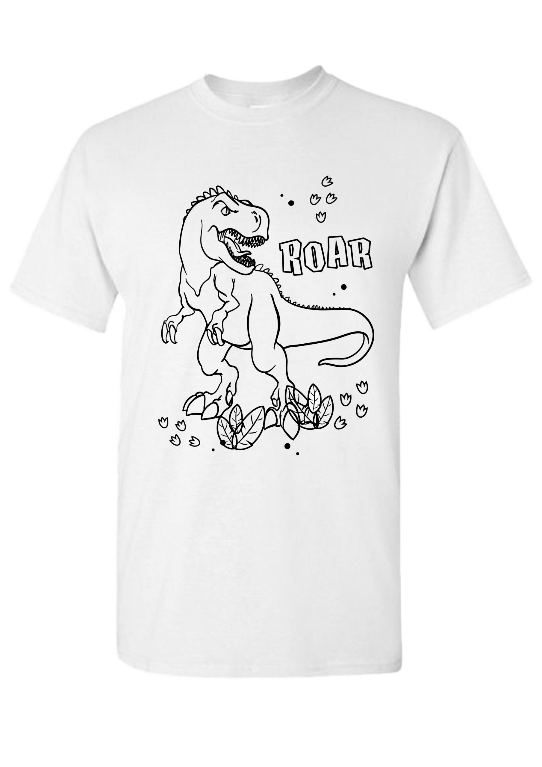 Adult Colour-in-Paint your Own Tees (Select Image & Size) - Image 5
