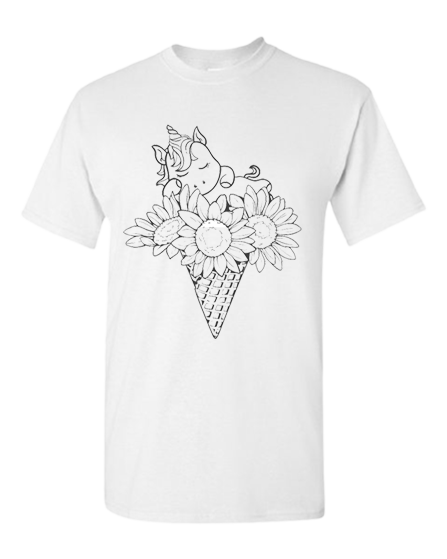 Adult Colour-in-Paint your Own Tees (Select Image & Size) - Image 14