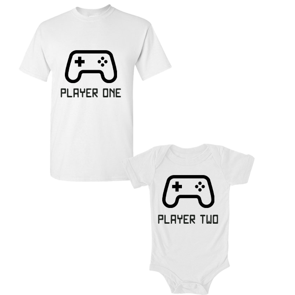 Parent-Child Player 1 & 2 Print (Select Colours/Styles)