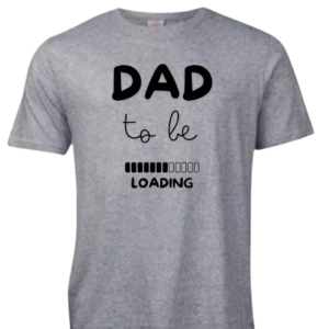 Premium Made in SA T-shirt with Dad to Be Loading Print